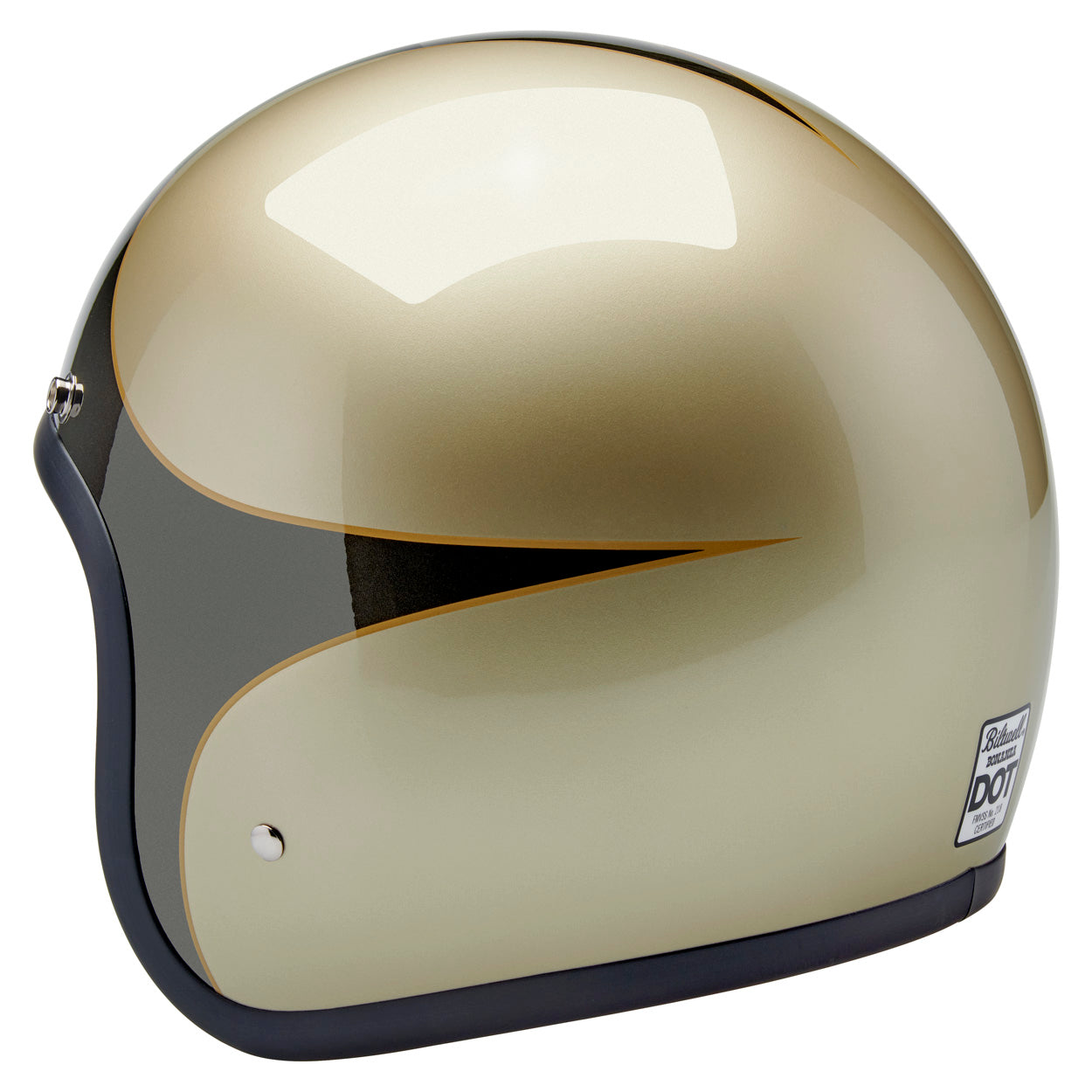 Biltwell Bonanza Metallic Charcoal / Champagne Scallop