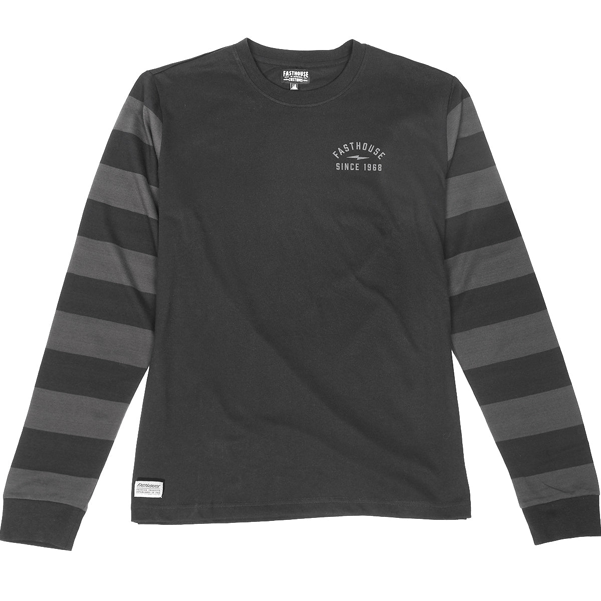 Blackout Yarn Dye Long Sleeve Tee | FASTHOUSE