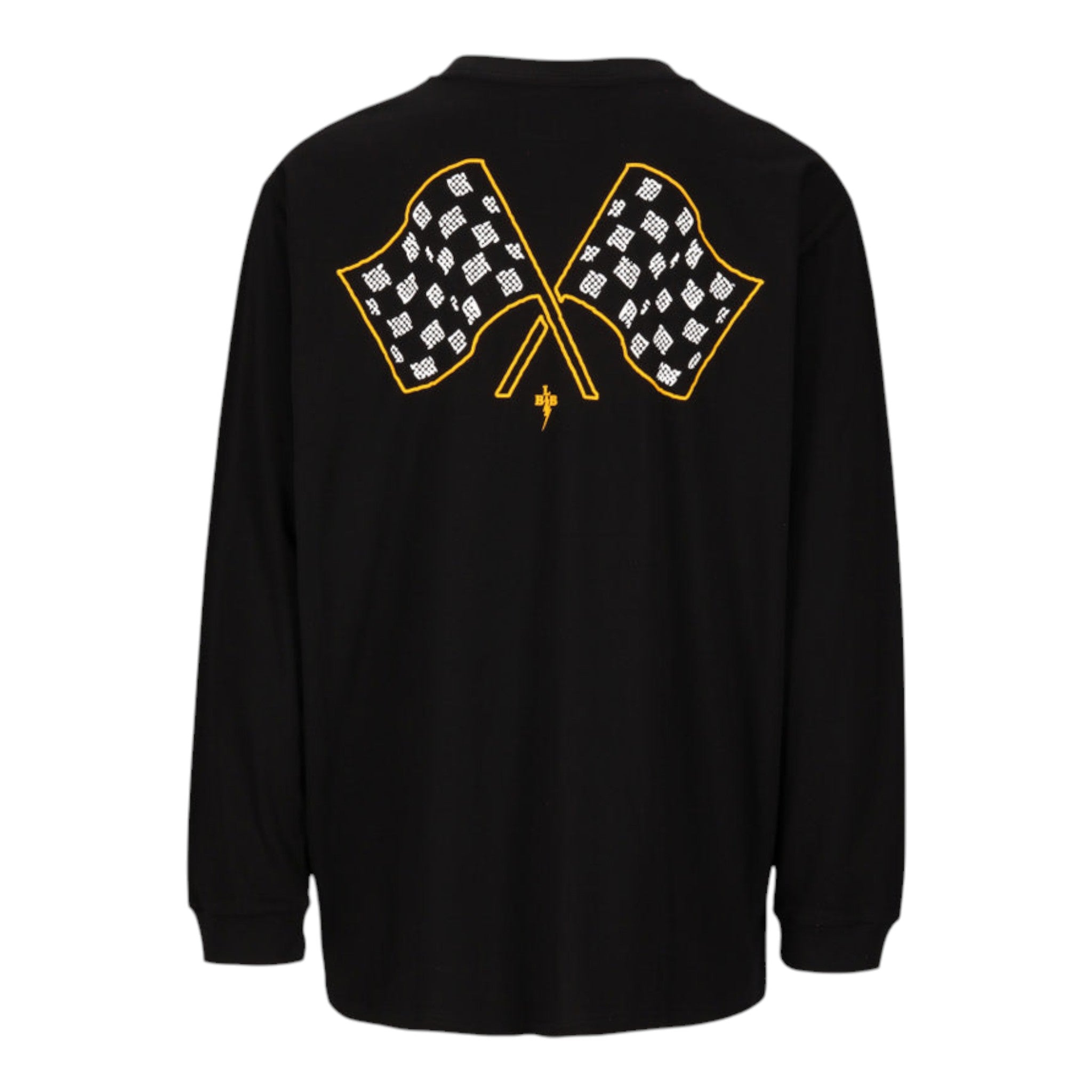 Black Label Biker Petrolheads Club Long Sleeve Tee – Black