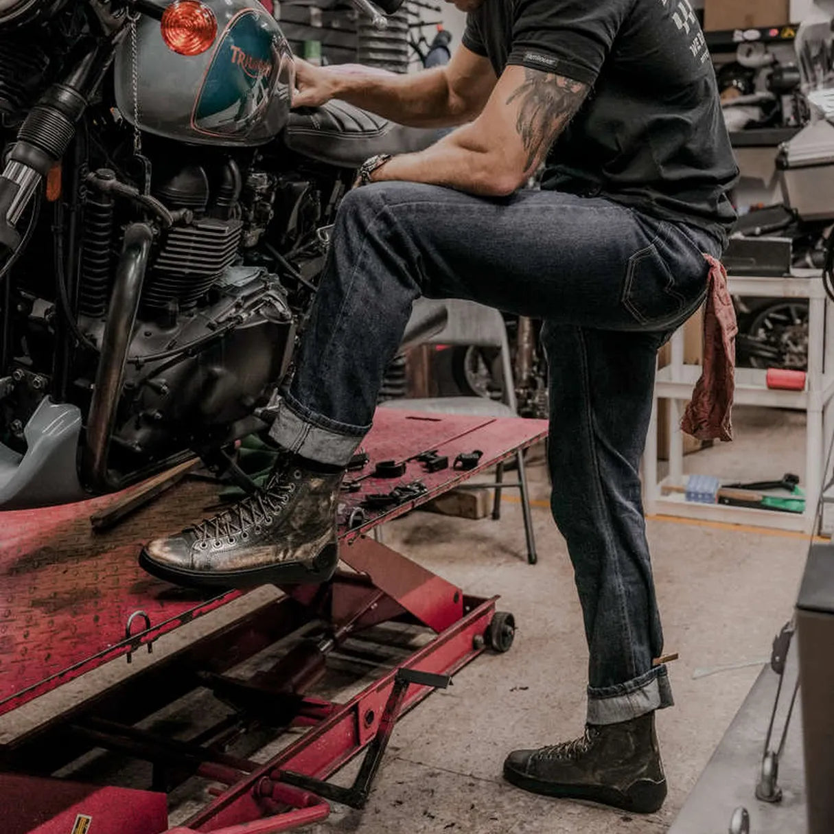 Tenis para moto Goose Umberto Luce