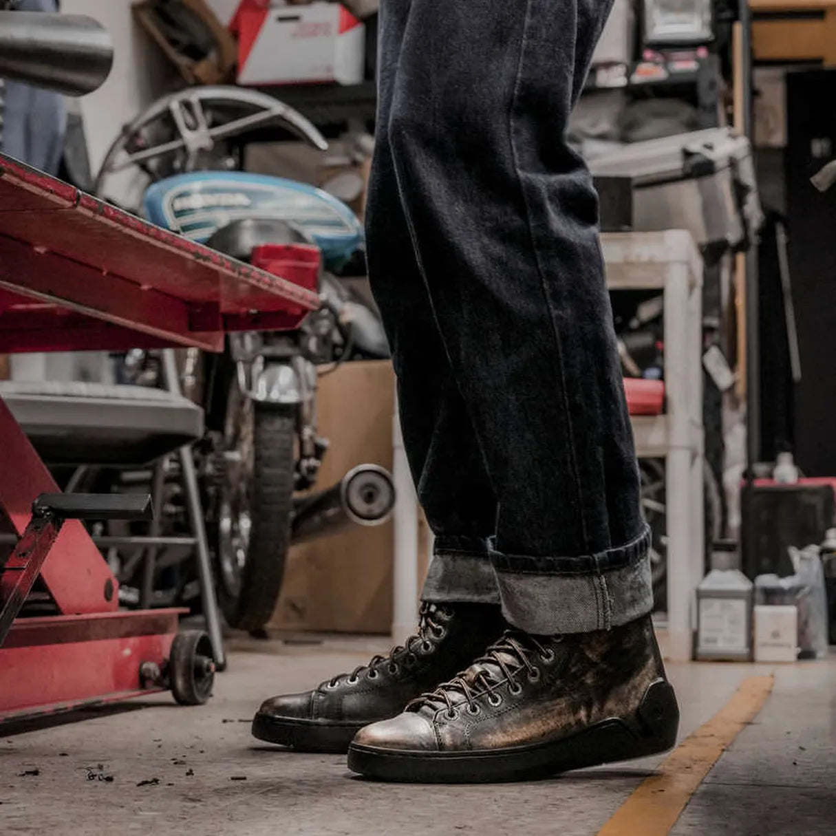 Tenis para moto Goose Umberto Luce