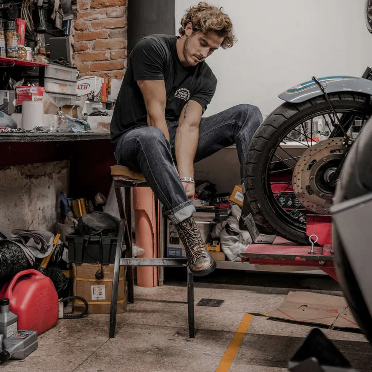 Tenis para moto Goose Umberto Luce