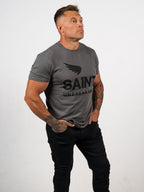 SA1NT No. 1 Cotton Tencel Tee - Charcoal