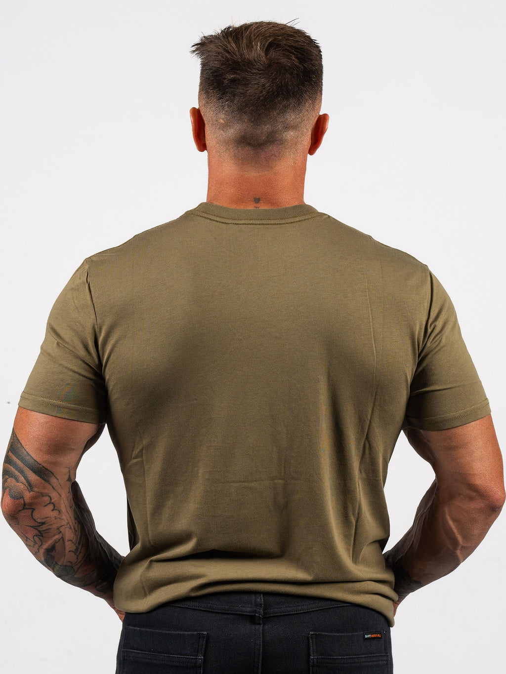 SA1NT No. 1 Cotton Tencel Tee Olive