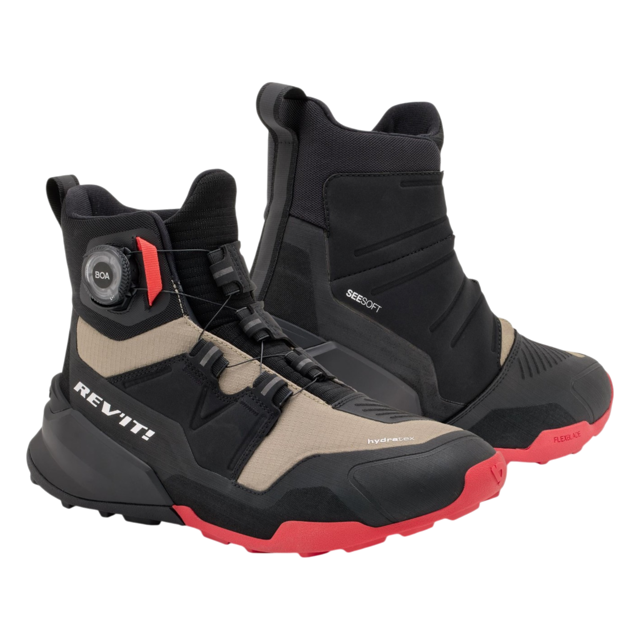 Rev'it Undercut H2O Shoes Black-Sand