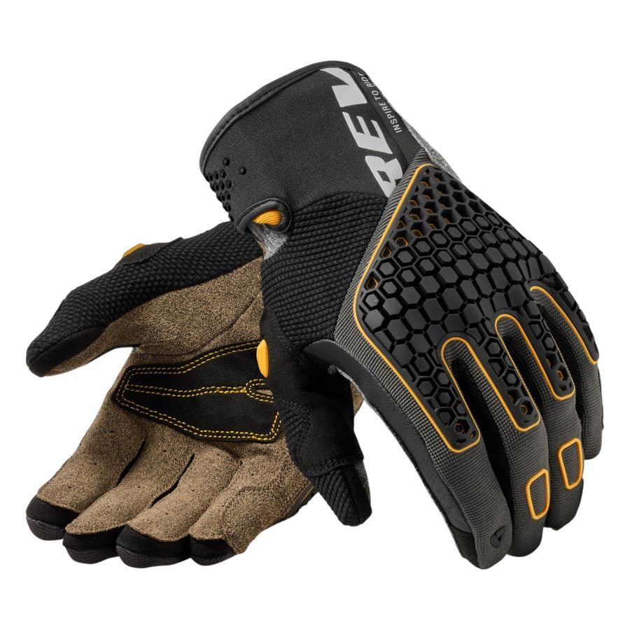 REV'IT! Mangrove 2 Black Ocher Yellow Gloves de REV´IT! — vista 1