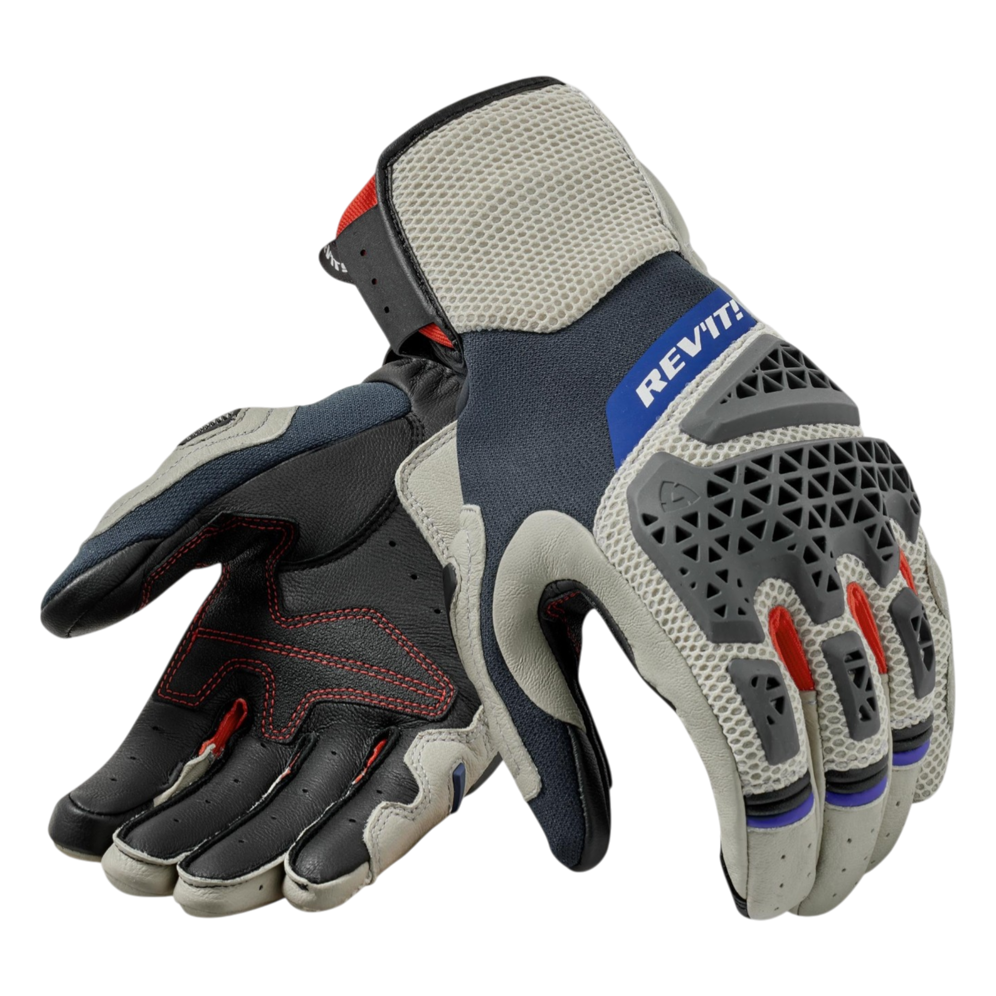 Rev’it Gloves Sand 5 Silver-Red