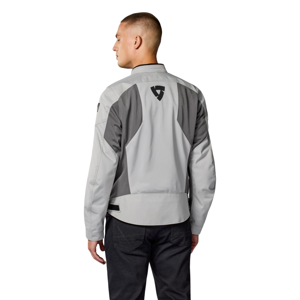 Rev'it Torque 3 H2O Jacket Light Grey-Red