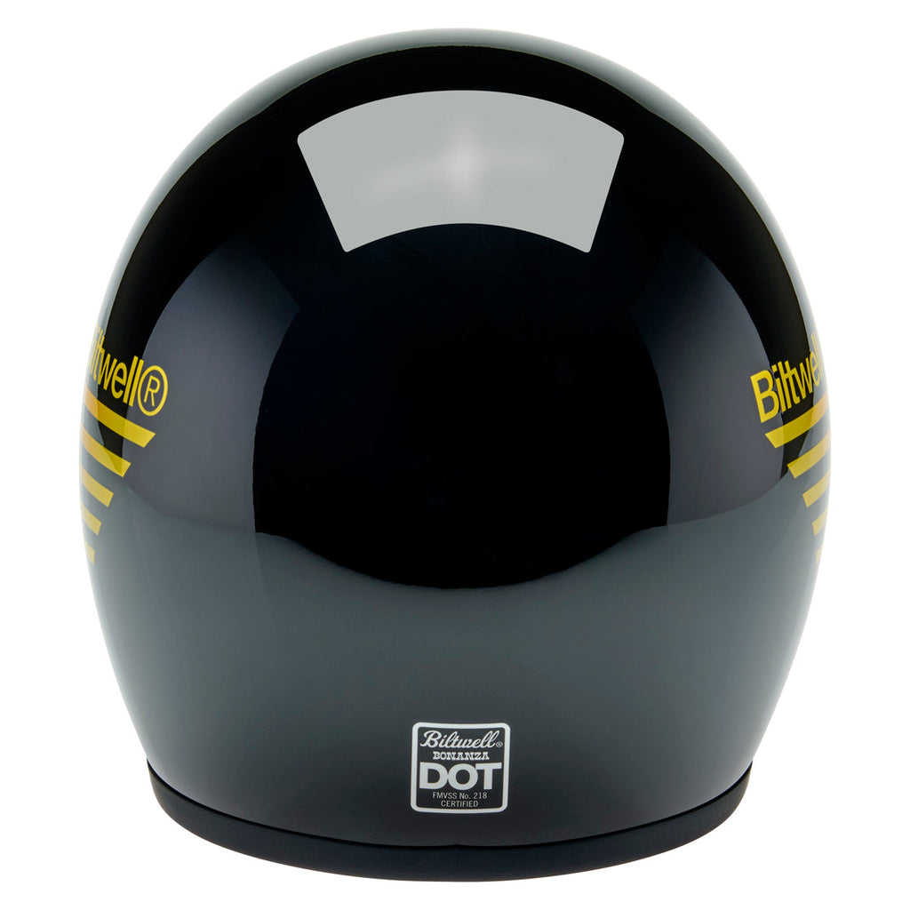 Biltwell Bonanza – Lightspeed Gloss Black / Orange / Yellow