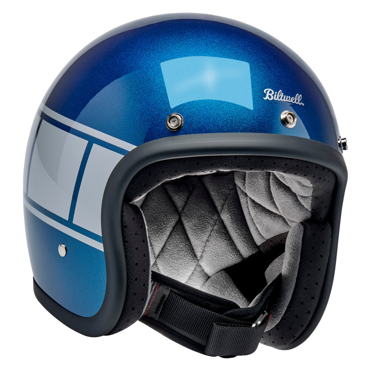 Biltwell Bonanza – Holeshot Metallic Blue / Silver de BILTWELL INC. — vista 3