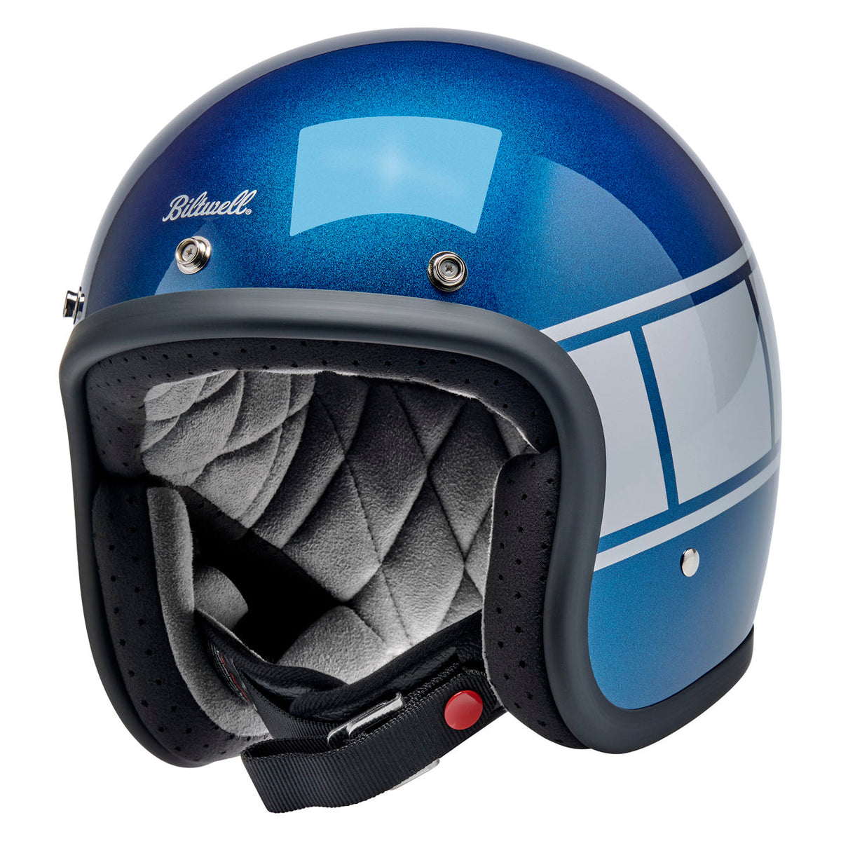 Biltwell Bonanza – Holeshot Metallic Blue / Silver de BILTWELL INC. — vista 2