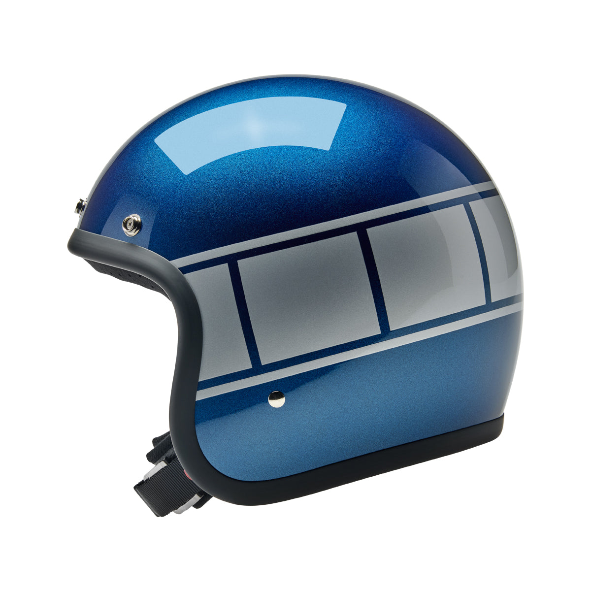 Biltwell Bonanza – Holeshot Metallic Blue / Silver de BILTWELL INC. — vista 1