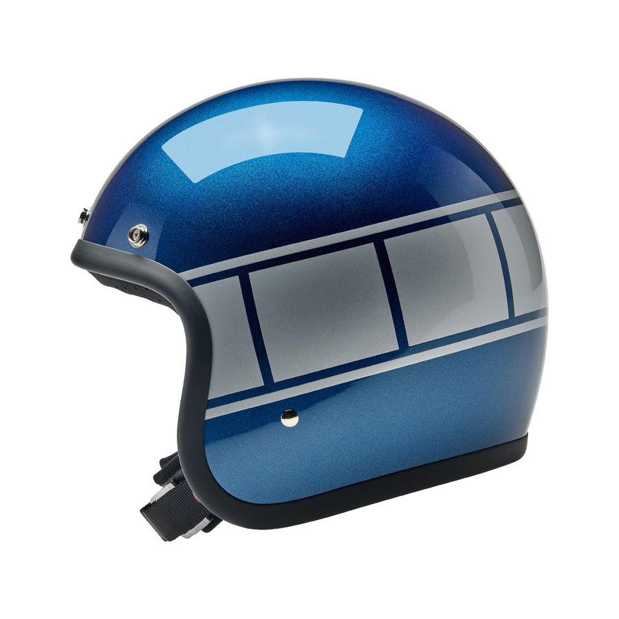 Biltwell Bonanza – Holeshot Metallic Blue / Silver de BILTWELL INC. — vista 1