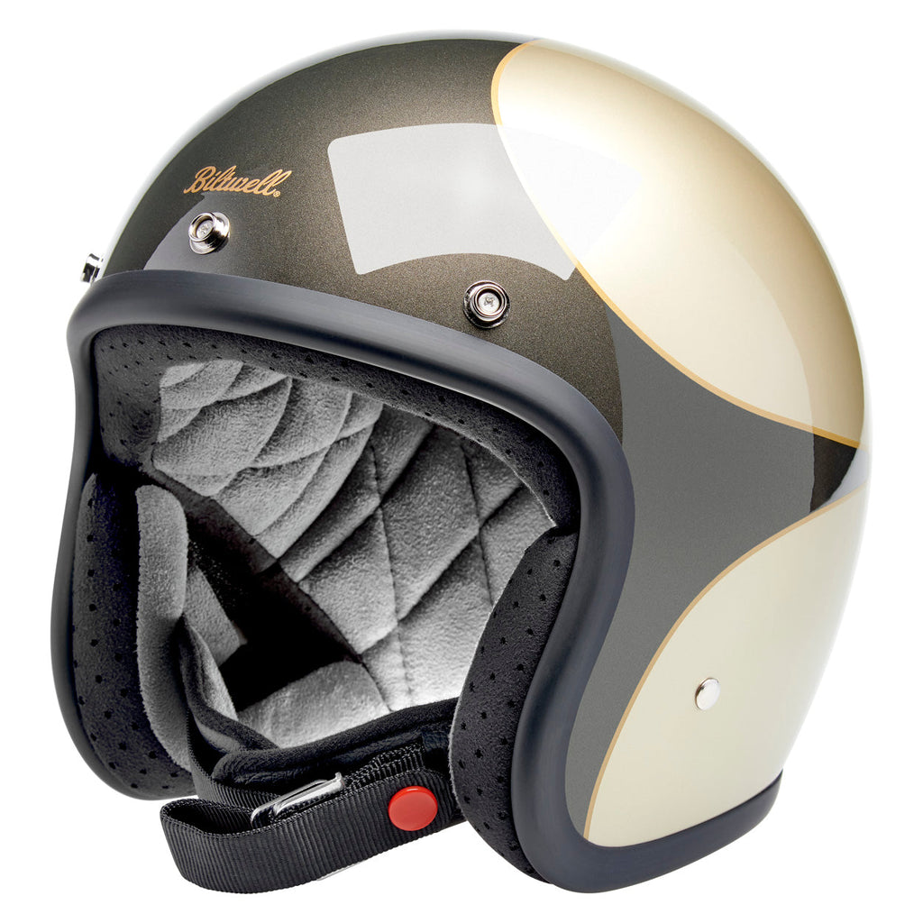 Biltwell Bonanza Metallic Charcoal / Champagne Scallop