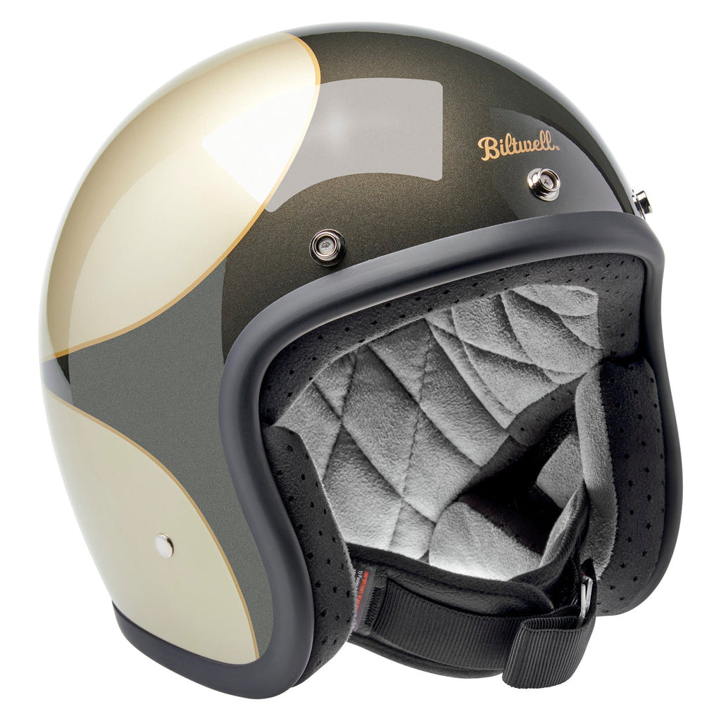 Biltwell Bonanza Metallic Charcoal / Champagne Scallop