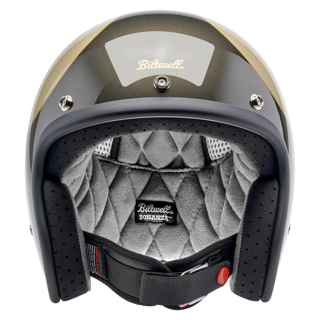 Biltwell Bonanza Metallic Charcoal / Champagne Scallop