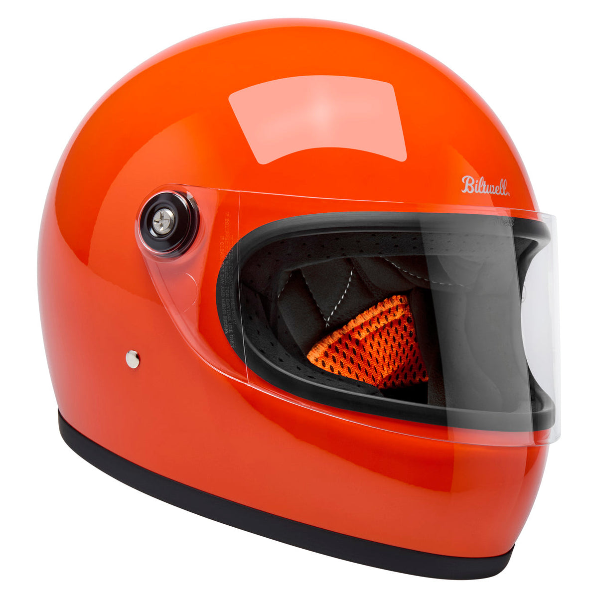 Biltwell Gringo S Helmet – Gloss Hazard Orange