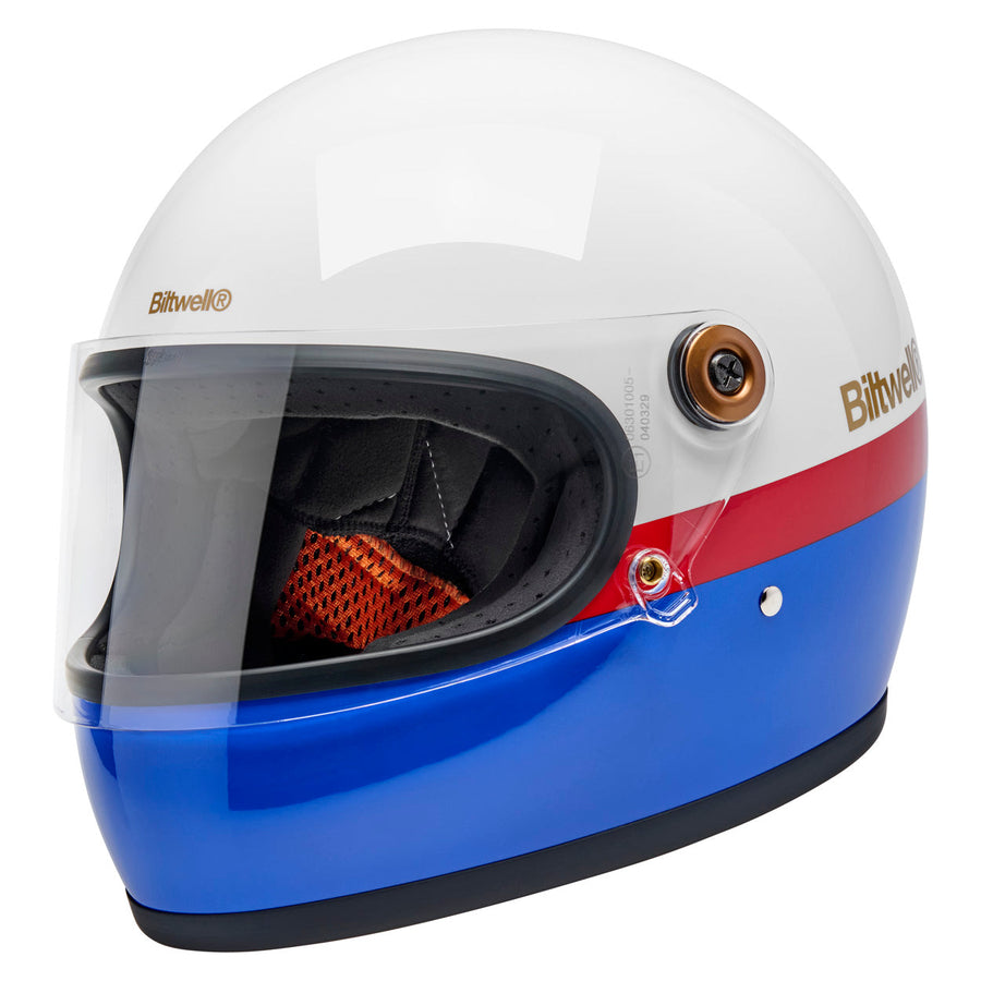 Biltwell Gringo - Apex Gloss White / Red / Blue de BILTWELL INC. — vista 1