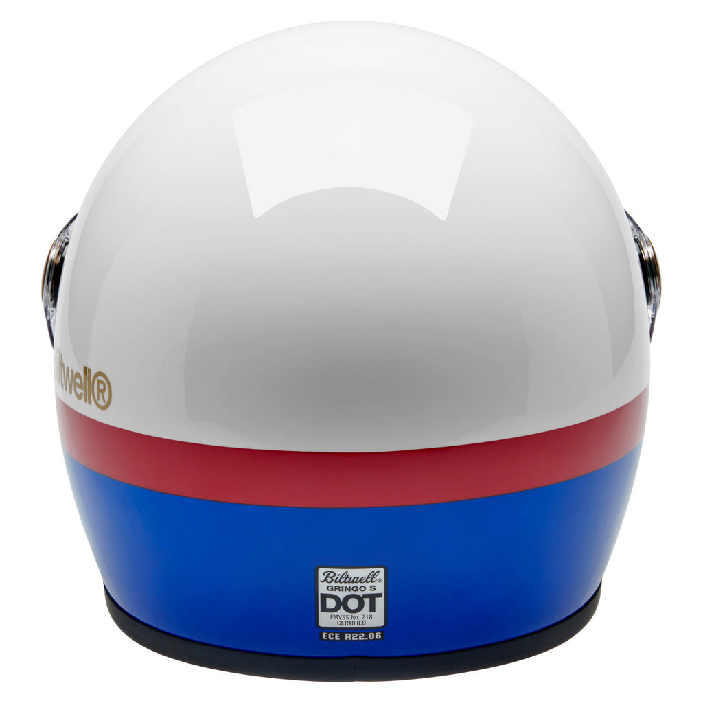 Biltwell Gringo - Apex Gloss White / Red / Blue