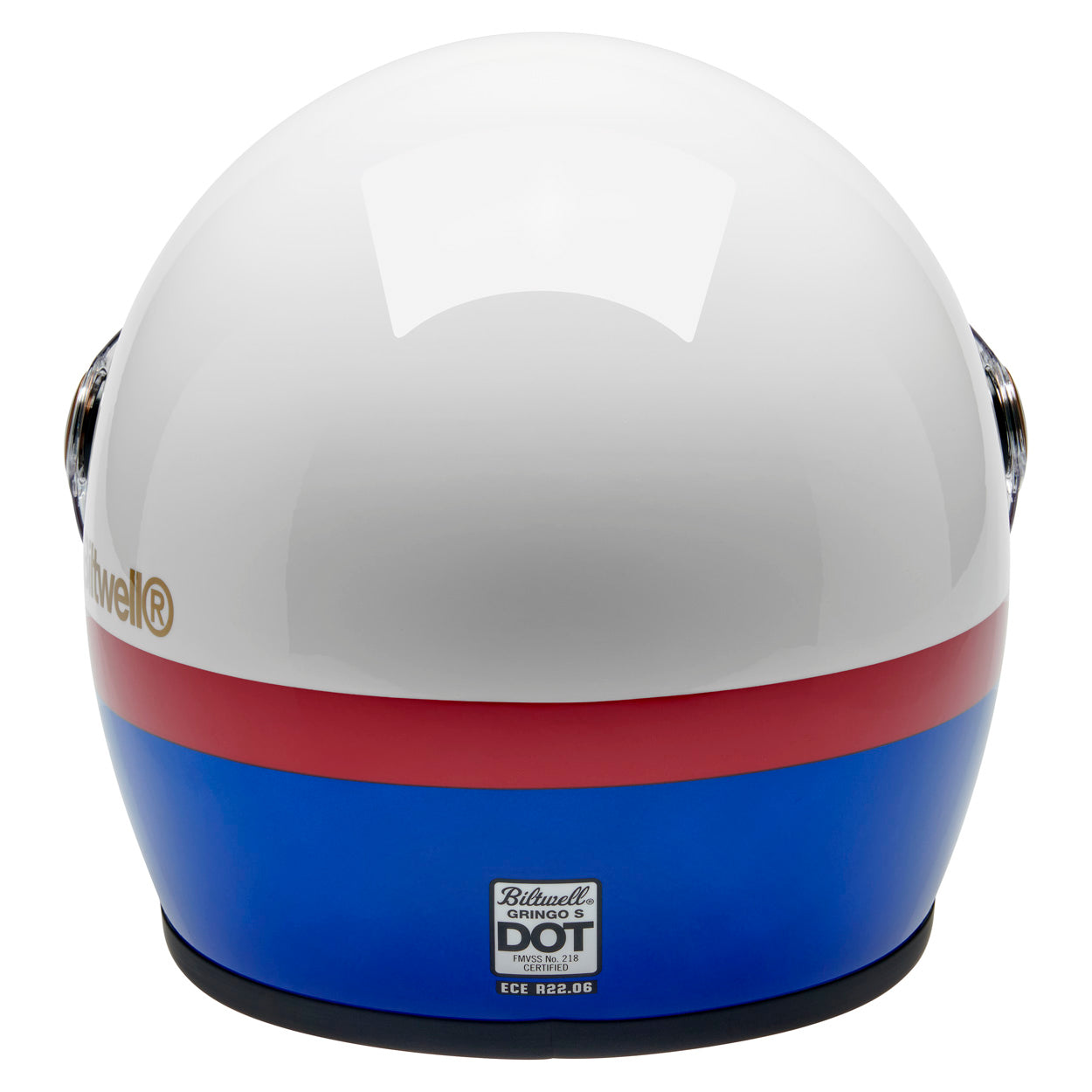 Biltwell Gringo - Apex Gloss White / Red / Blue