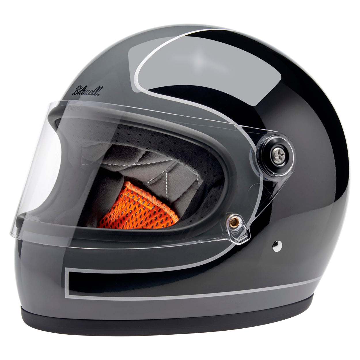 Biltwell Gringo S Gloss Storm Grey / Black Tracker