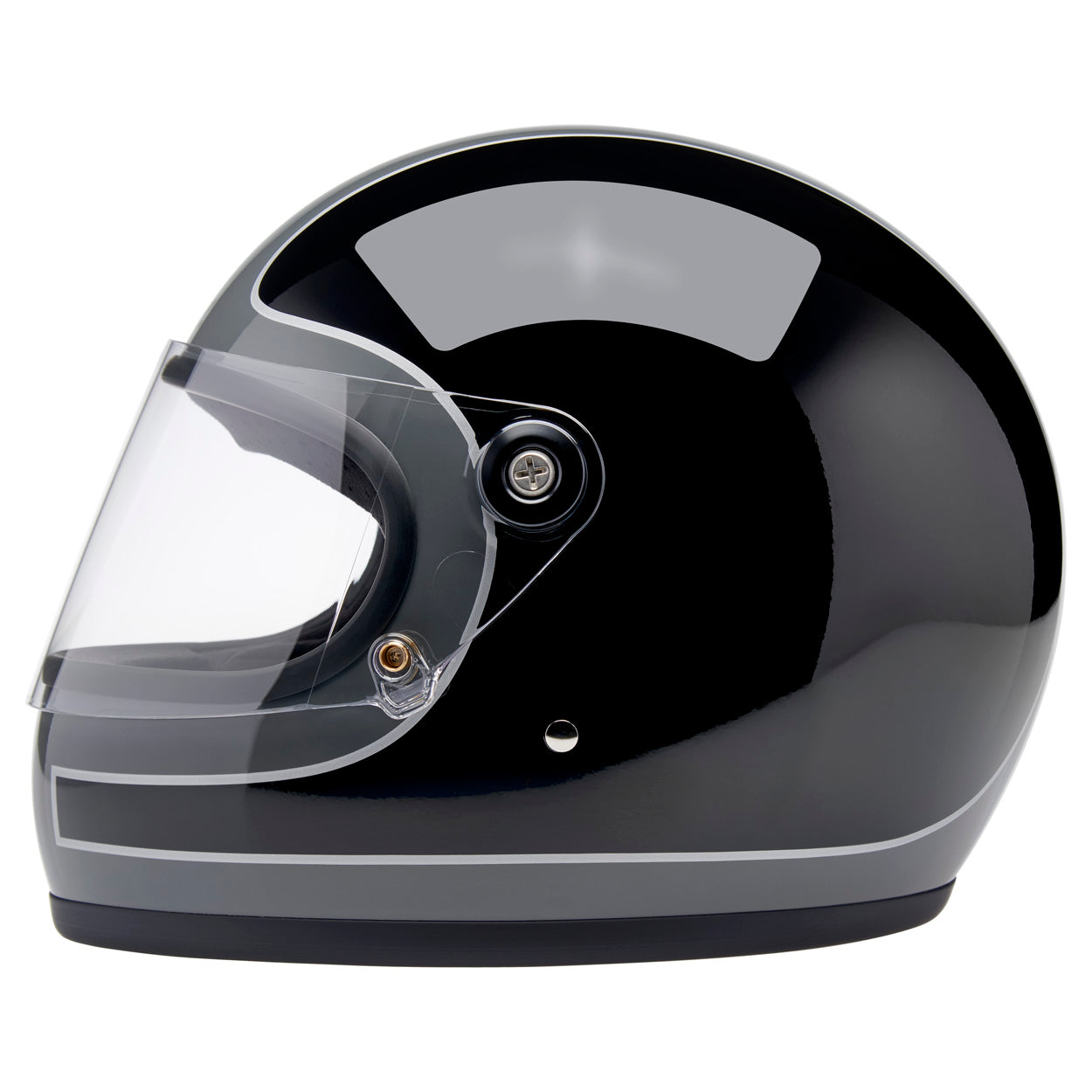 Biltwell Gringo S Gloss Storm Grey / Black Tracker