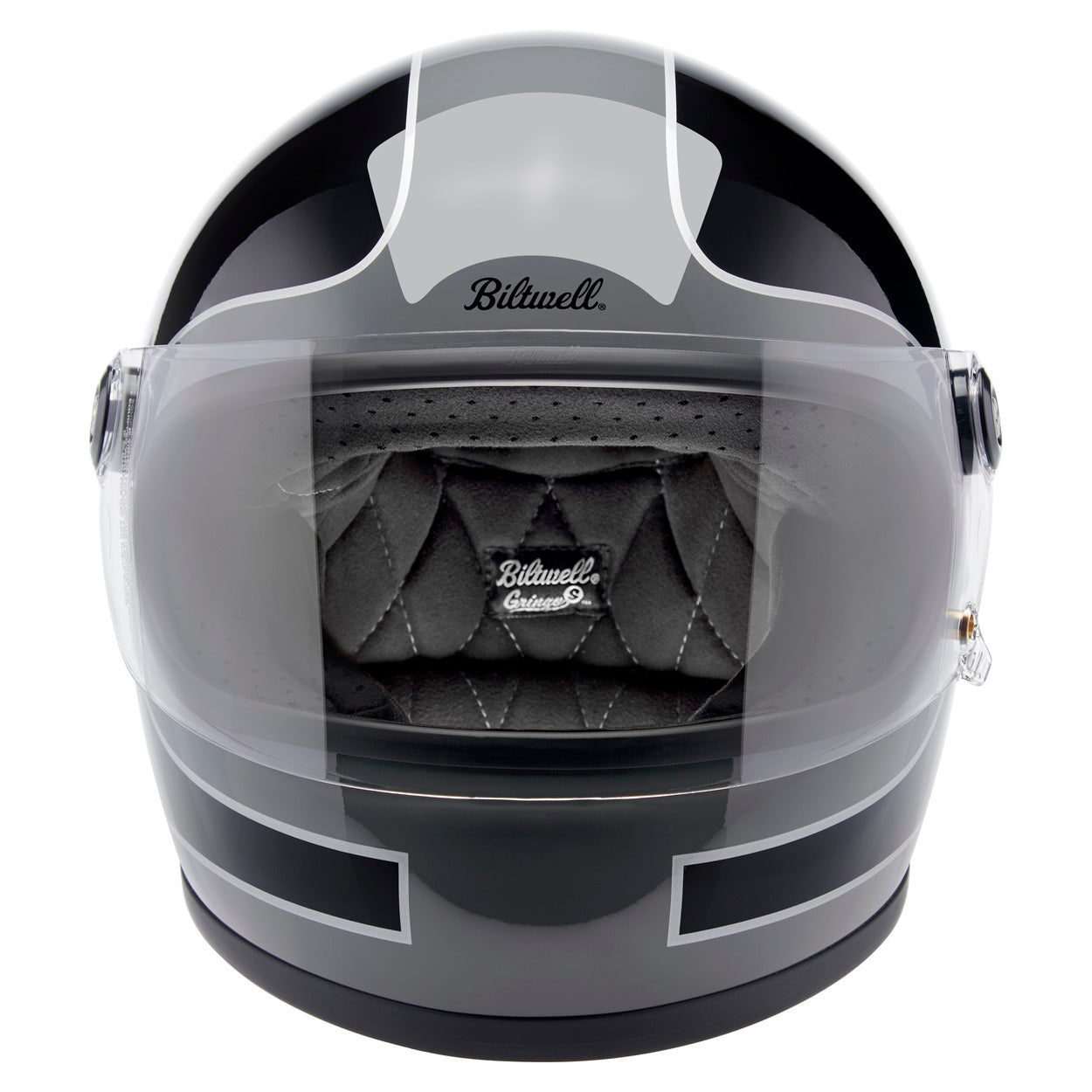 Biltwell Gringo S Gloss Storm Grey / Black Tracker