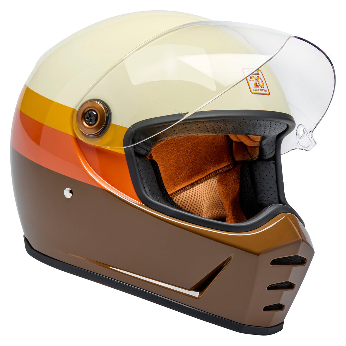 Biltwell Lane Splitter Helmet – 20th Anniversary de BILTWELL INC. — vista 3
