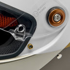 Biltwell Lane Splitter Helmet – Intersection Gold / Silver / Bronze