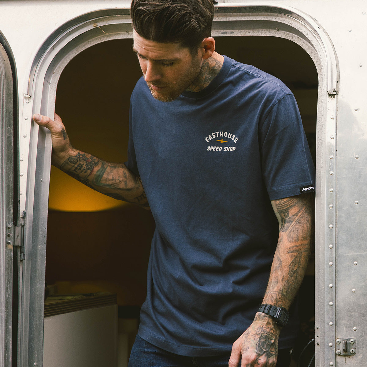 FASTHOUSE Junction Tee - Indigo