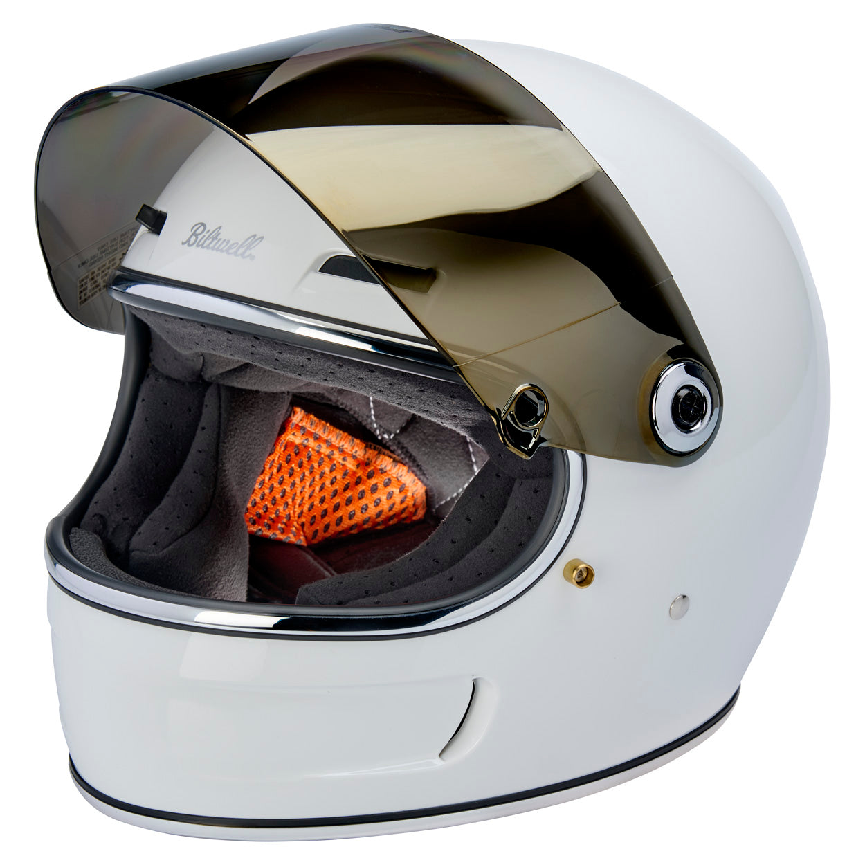 Biltwell Gringo S / SV ECE 22.06 Shield - Gold Mirror