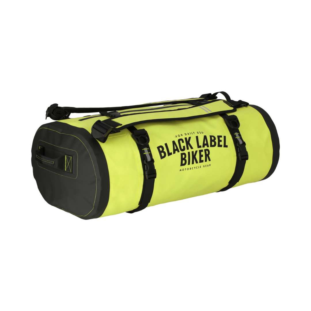 Black Label Biker Overlander Dry Bag/Backpack 65L - Verde Limón — vista 1