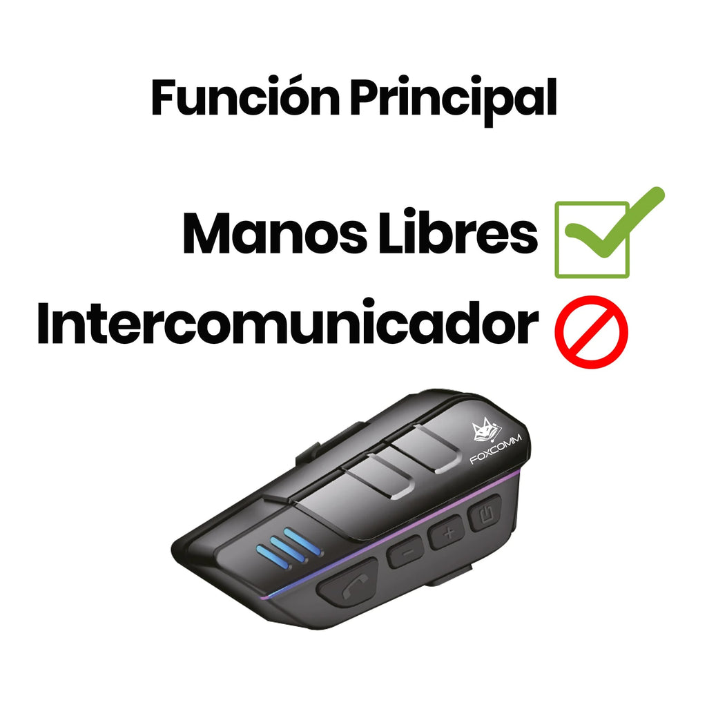 FOX LX4 – Manos Libres Bluetooth para Casco