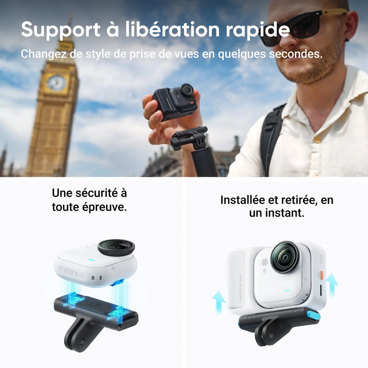 Insta360 GO Ultra | Creator Bundle | White — vista 3