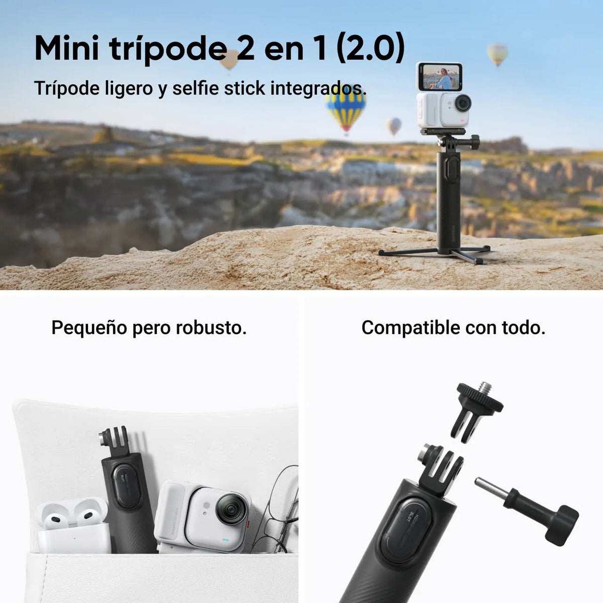 Insta360 GO Ultra | Creator Bundle | Black — vista 4