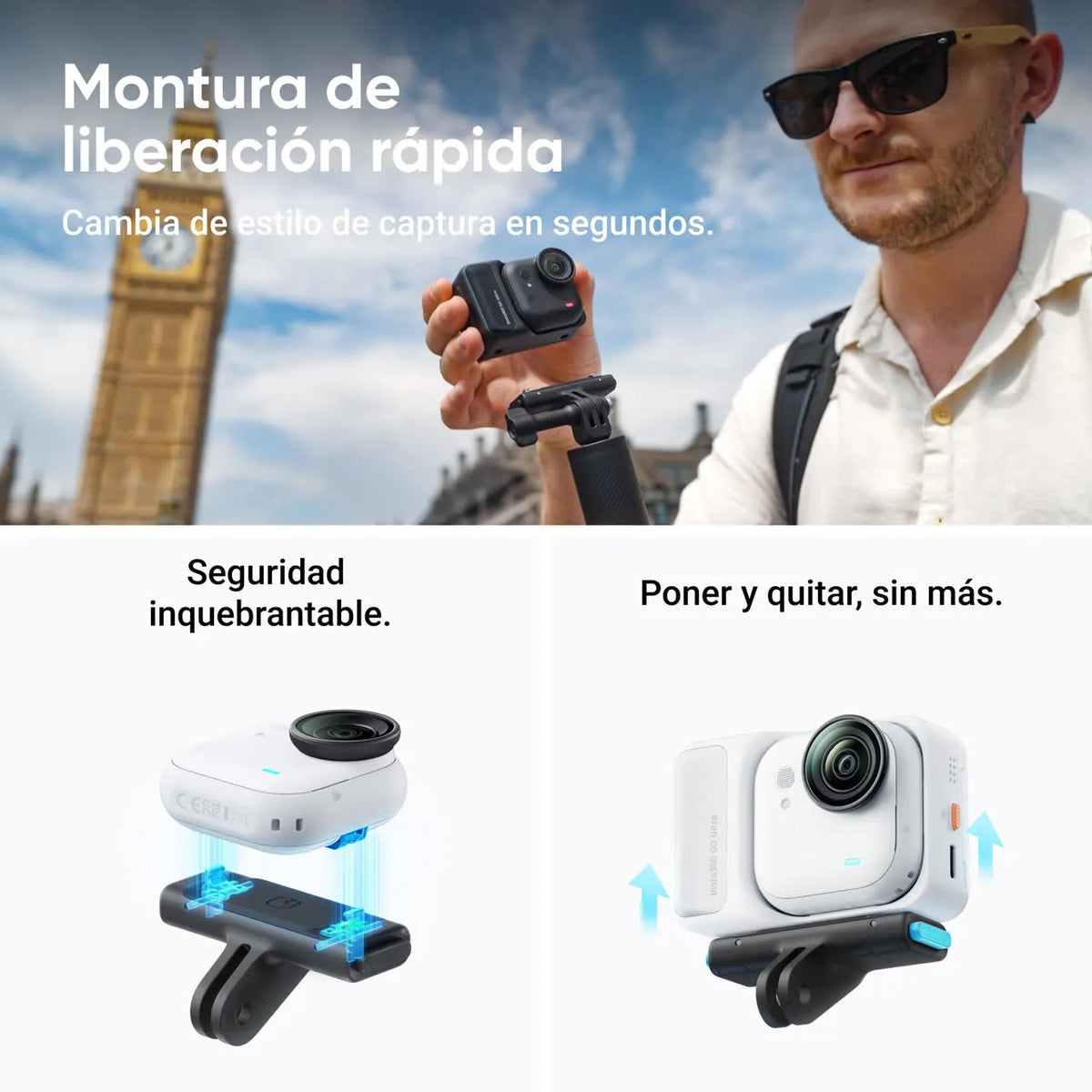 Insta360 GO Ultra | Creator Bundle | Black — vista 3
