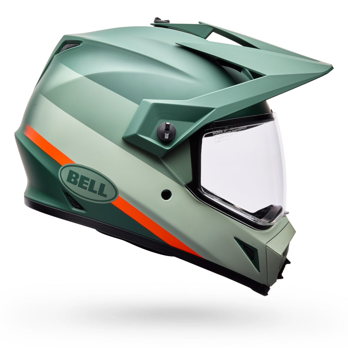 Bell MX-9 Adventure MIPS Green/Orange Trail — vista 2