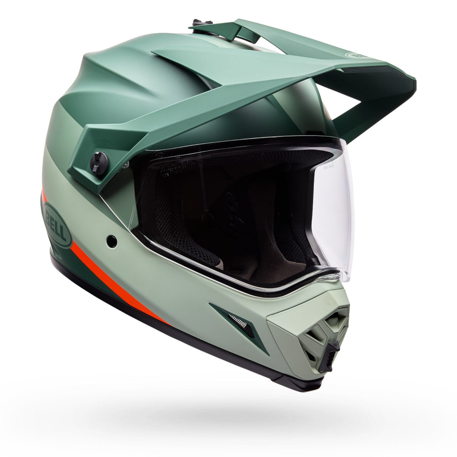 Bell MX-9 Adventure MIPS Green/Orange Trail — vista 1