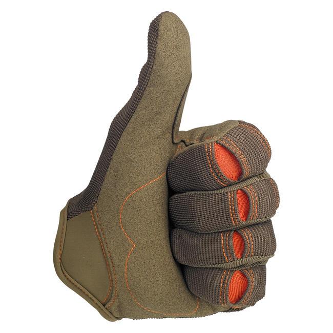 Moto Gloves Brown/Orange