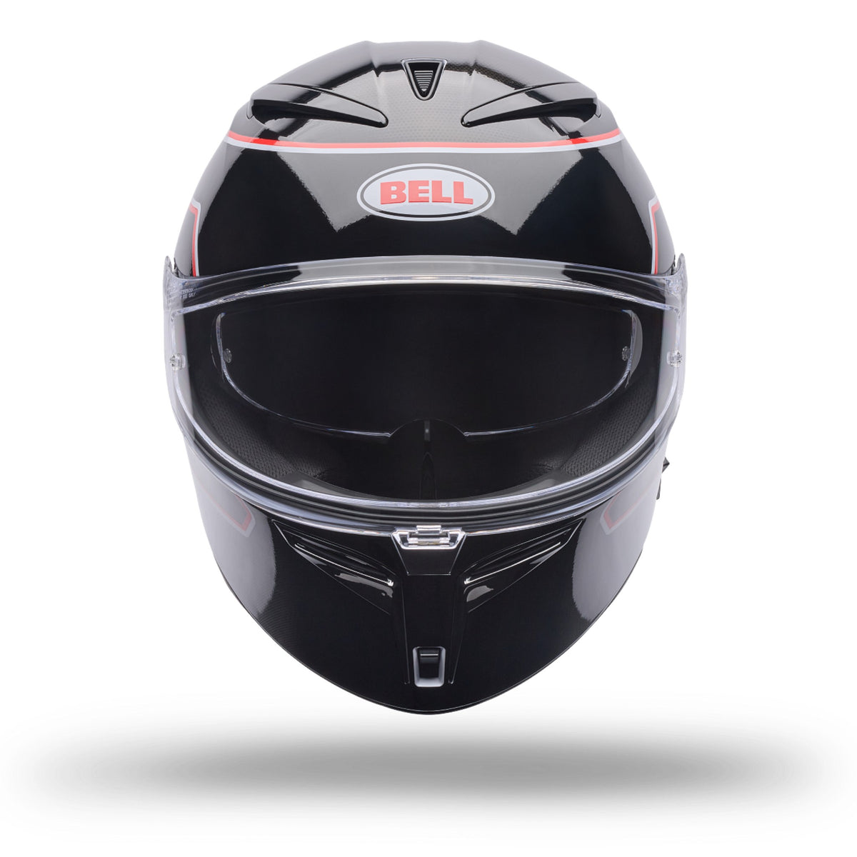 Bell Lithium MIPS White/Black/Red Flux — vista 3