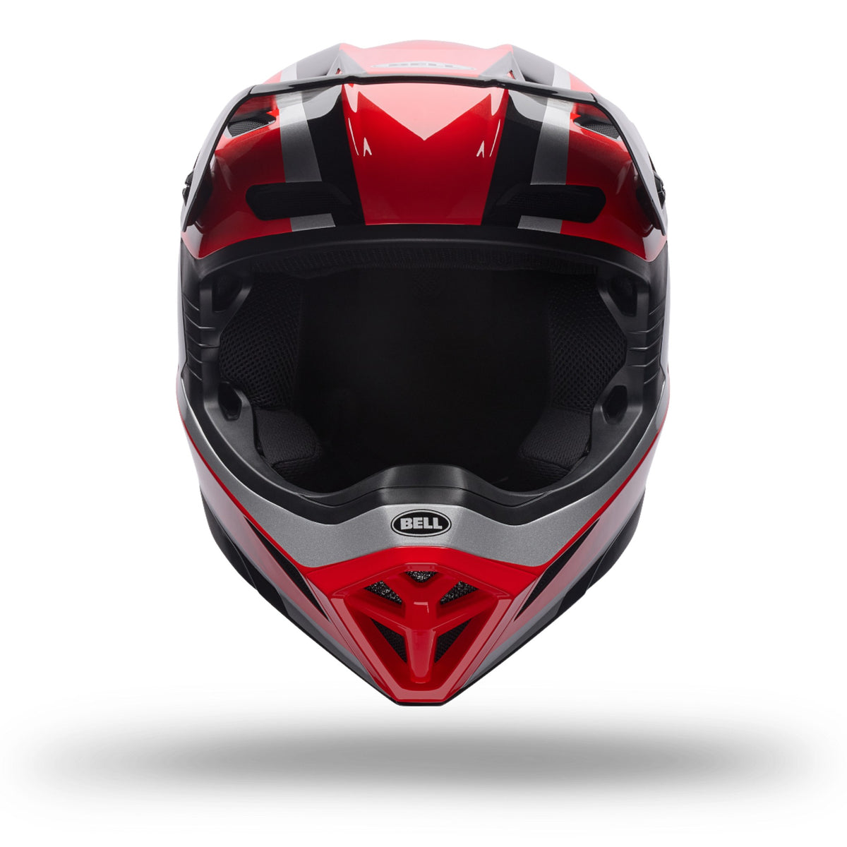 Bell MX-10 MIPS Black/Red Spiral — vista 3