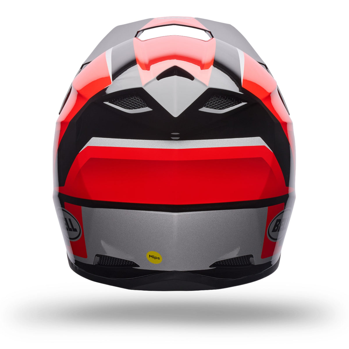 Bell MX-10 MIPS Black/Red Spiral — vista 4