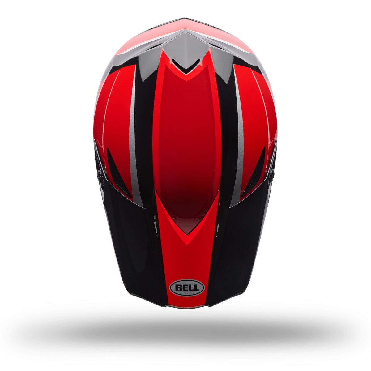 Bell MX-10 MIPS Black/Red Spiral — vista 5