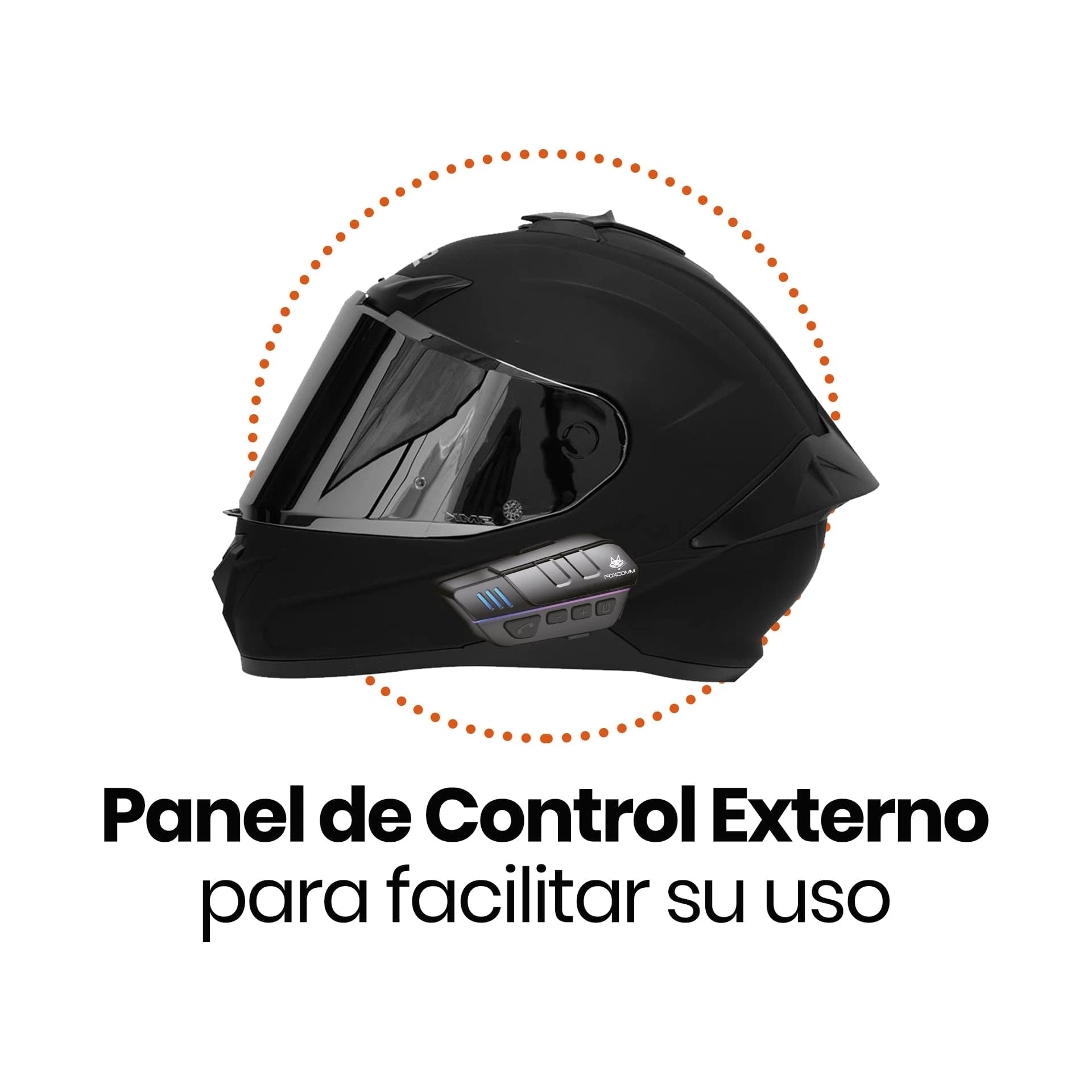 FOX LX4 – Manos Libres Bluetooth para Casco