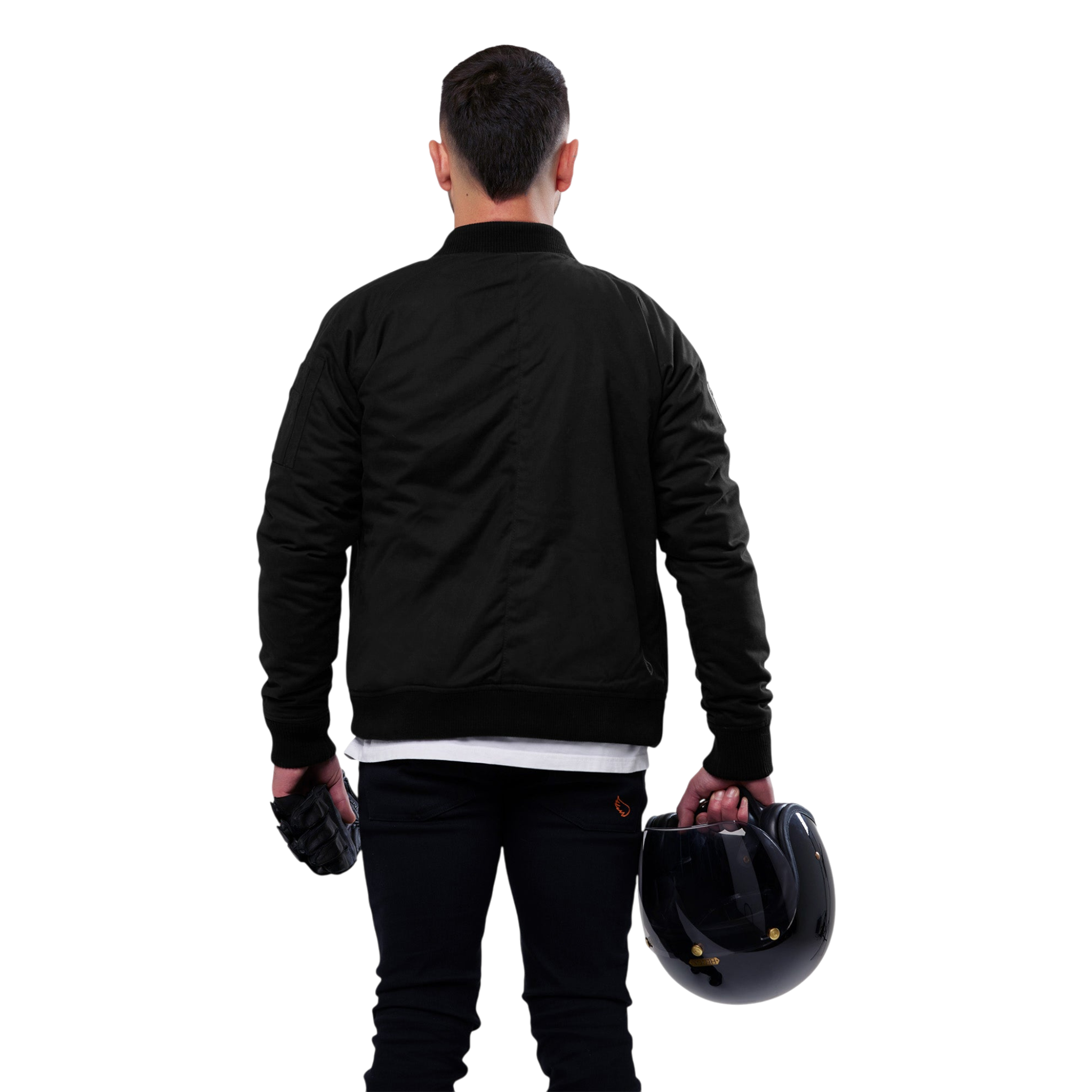 SA1NT Armoured Bomber Jacket - Black