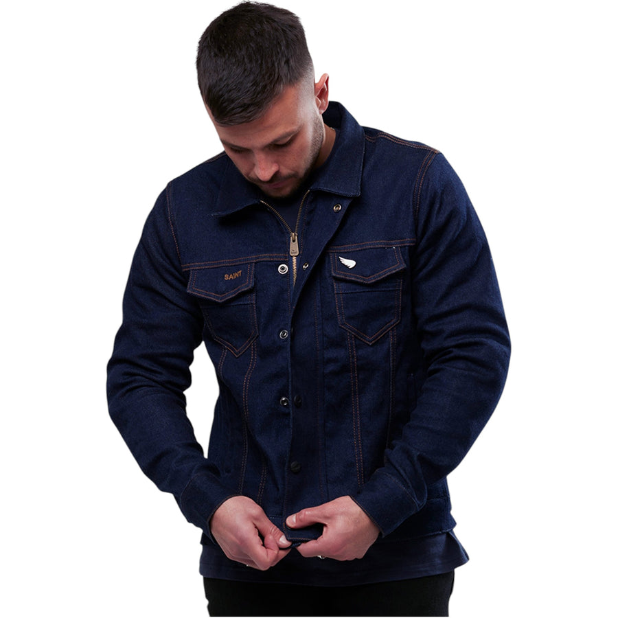 SA1NT  Engineered Classic Jacket | Blue — vista 1