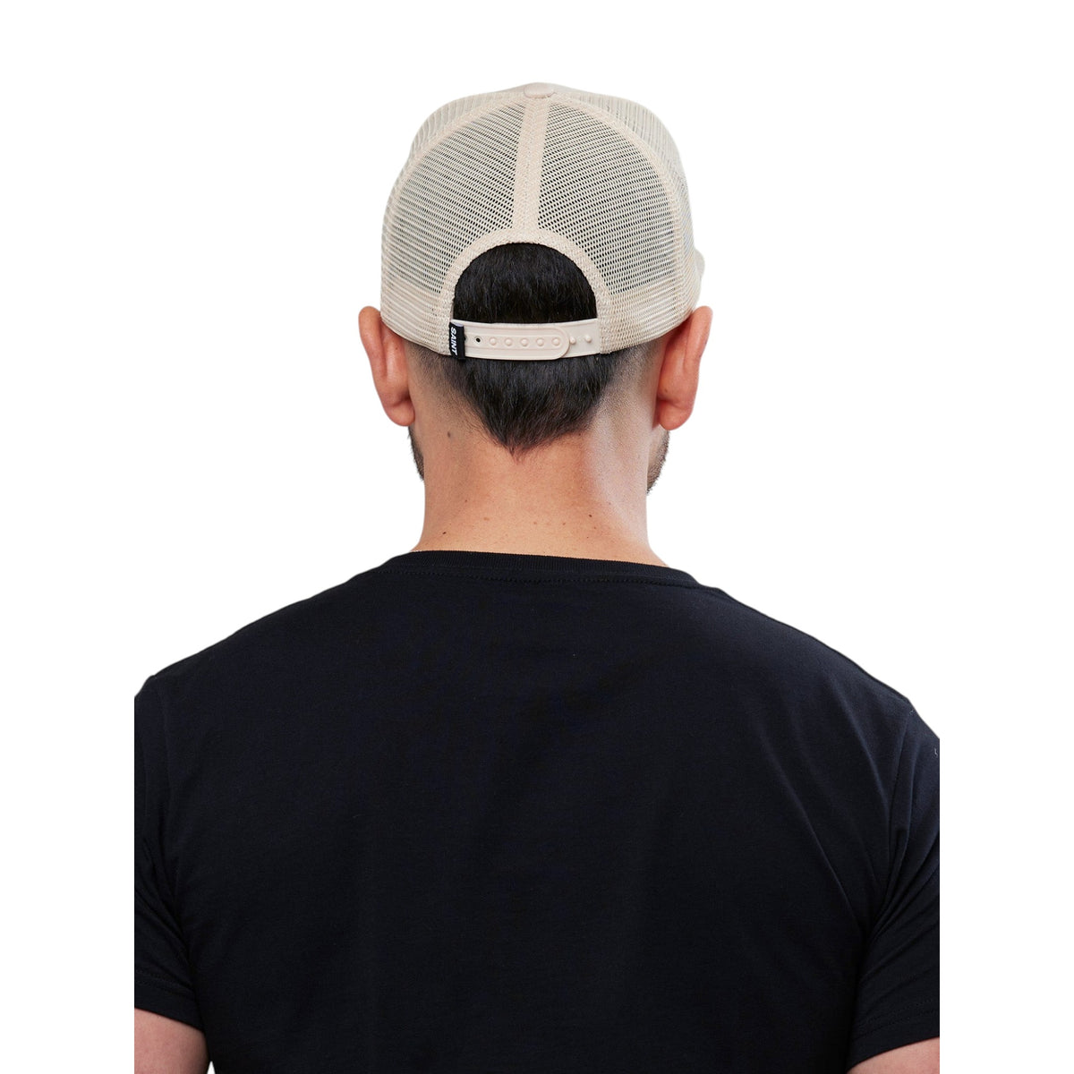 SA1NT Wing Trucker Cap - Stone — vista 3