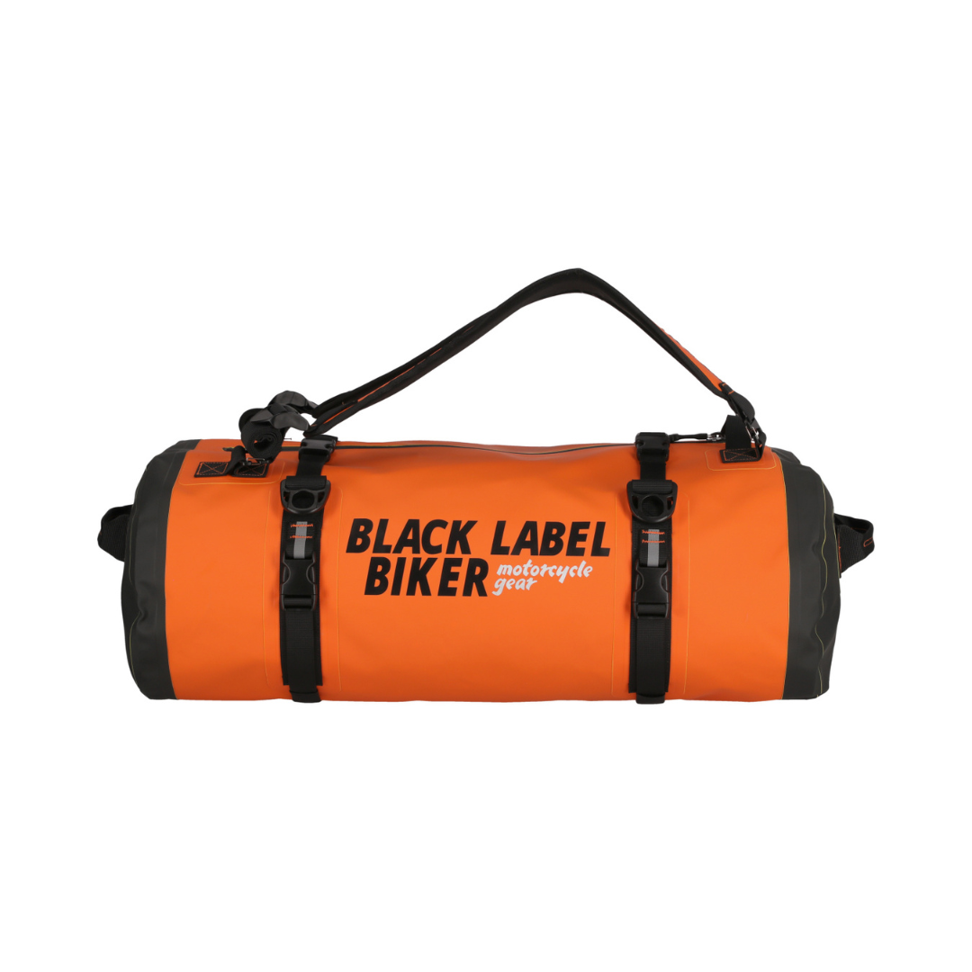Black Label Biker Overlander Dry Bag/Backpack 65L - Naranja — vista 1