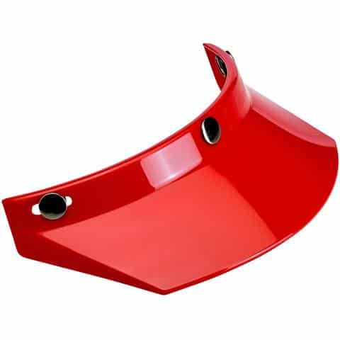 Biltwell Moto Visor Red