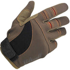 Moto Gloves Brown/Orange